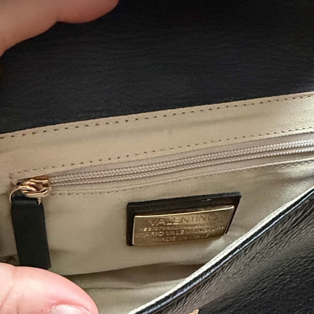 Valentino Black Quilted Crossbody Bag - Picture 3 of 4